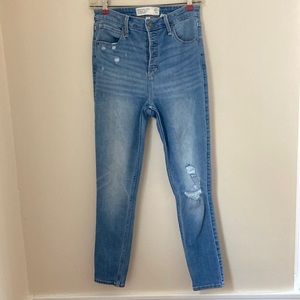 Abercrombie & Fitch Ankle Jean High Rise, 27 4R